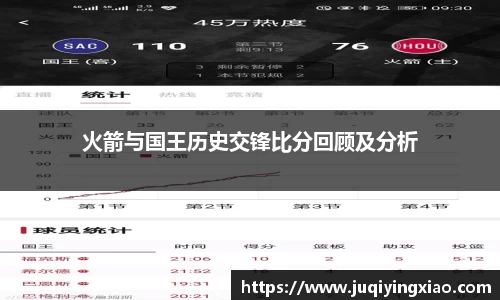 火箭与国王历史交锋比分回顾及分析